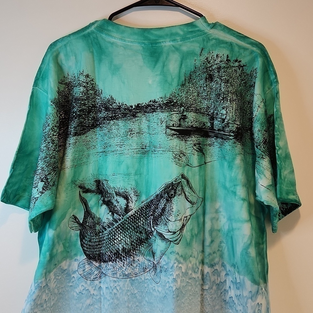 Vintage Fruit Of The Loom Tag Single Stitch Shirt Fishing Large Mouth Bass Sz XL - Picture 11 of 14